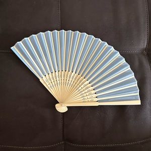 Light blue fans